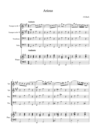 Arioso (arr. Alex Nunes Rodrigues)
