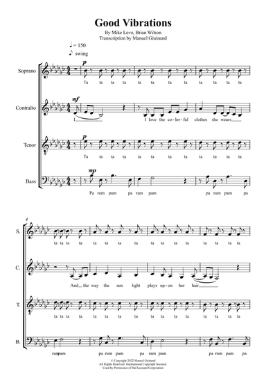 Good Vibrations (arr. Manuel Guinand)