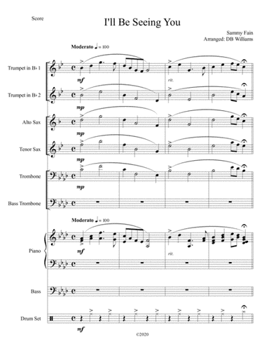 I'll Be Seeing You (arr. DB Williams)