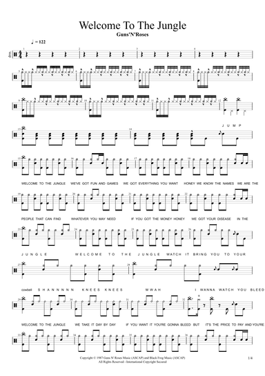 Welcome To The Jungle (arr. Cyril Mayer)