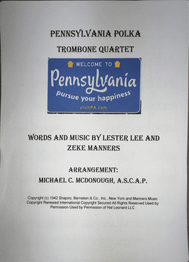Pennsylvania Polka (arr. Michael C. McDonough A.S.C.A.P.)
