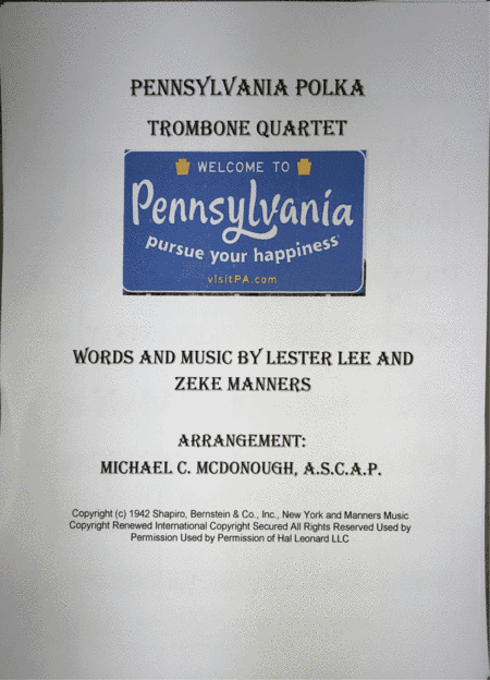Pennsylvania Polka (arr. Michael C. McDonough A.S.C.A.P.)