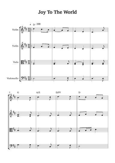 Joy To The World (arr. Karen Gueiros)