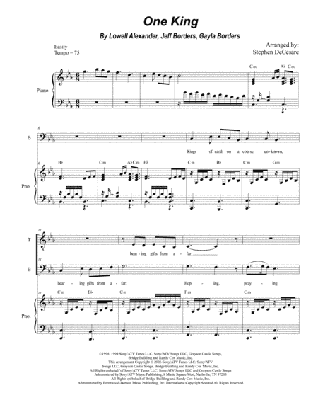 One King (arr. Stephen DeCesare)