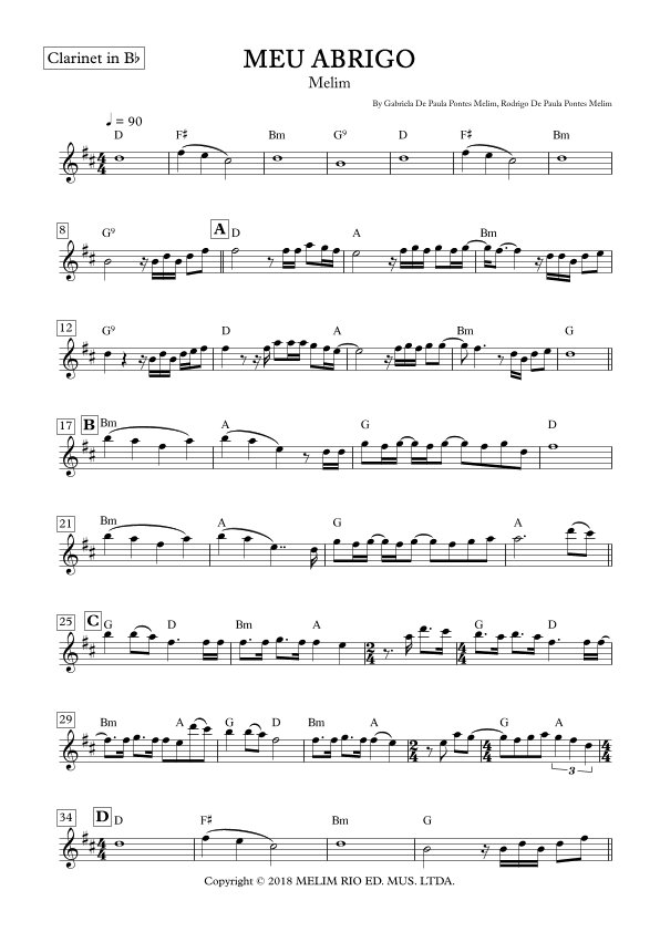 Meu Abrigo (arr. César Bortolucci)