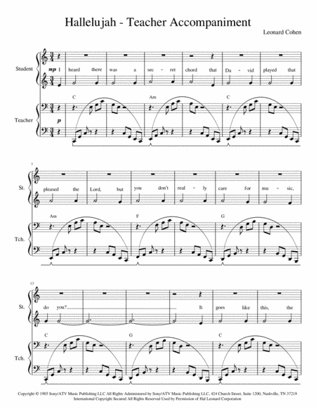 Hallelujah (arr. Dana Usealman)