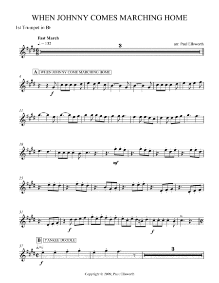 When Johnny Comes Marching Home (arr. Paul Ellsworth)