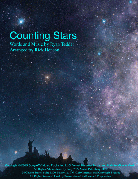 Counting Stars (arr. Rick Henson)