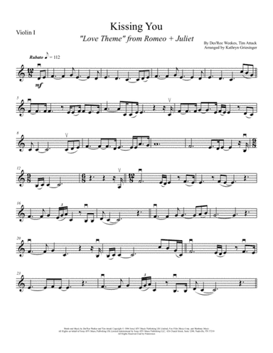 Kissing You (arr. Kathryn Griesinger)