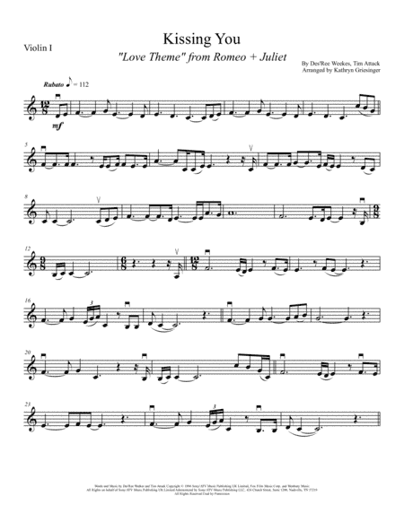 Kissing You (arr. Kathryn Griesinger)