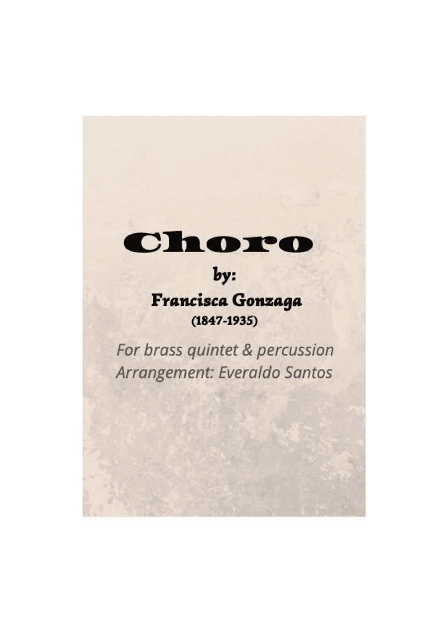 Tango Choro (for brass quintet & percussion) (arr. Everaldo Santos)