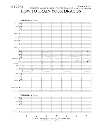 How To Train Your Dragon (arr. Nick Mazuk)