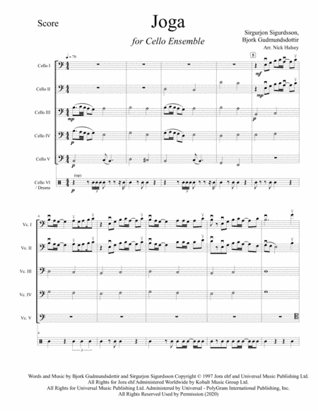 Joga (arr. Nick Halsey)