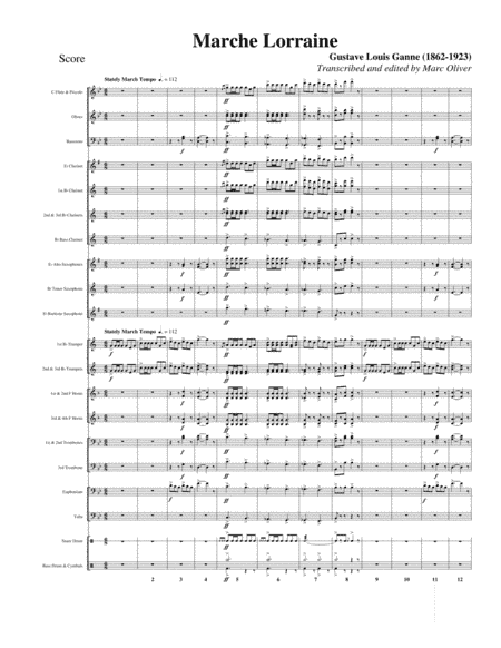 Marche Lorraine (arr. Marc Oliver)