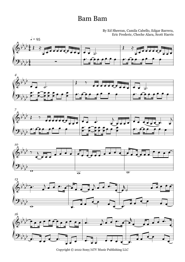 Bam Bam (arr. Fernanda Moura)