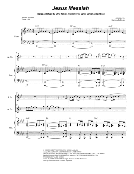 Jesus Messiah (arr. Stephen DeCesare)
