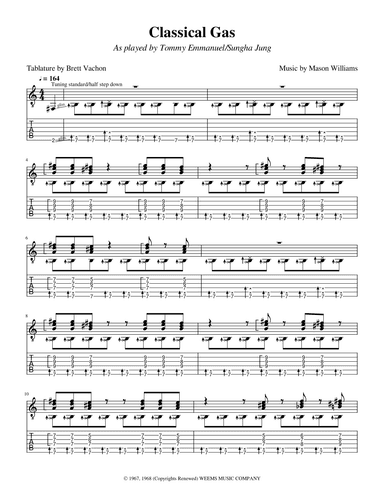 Classical Gas (arr. Brett Vachon)