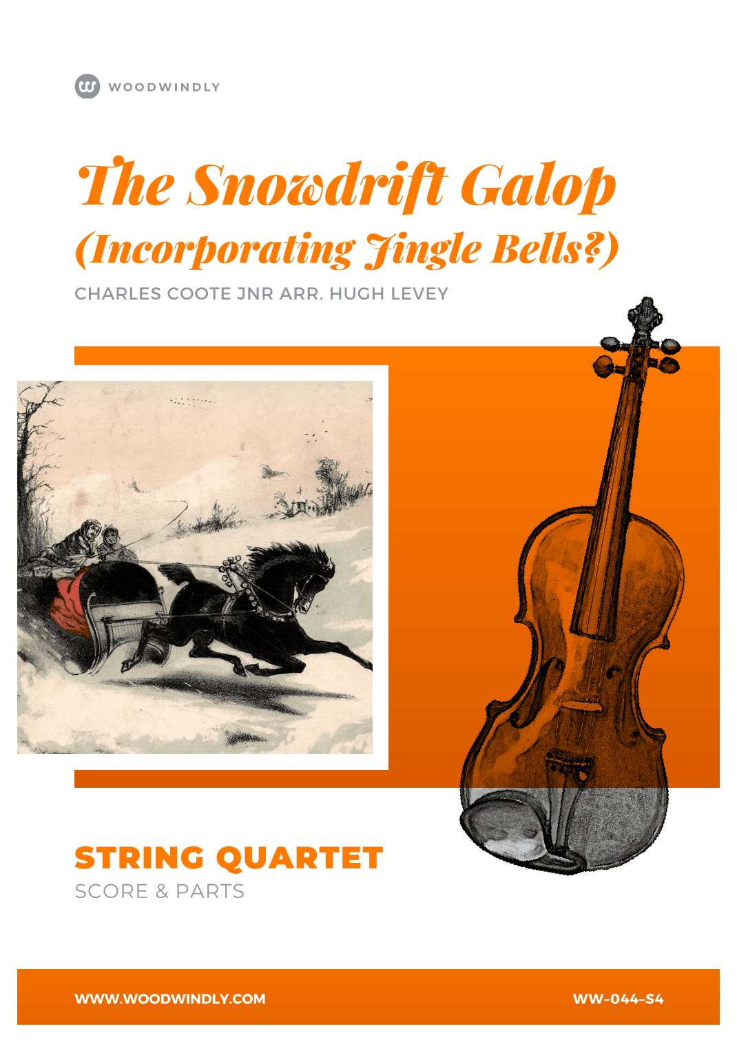 The Snowdrift Galop (or is it Jingle Bells?) arranged for String Quartet (arr. Hugh Levey)