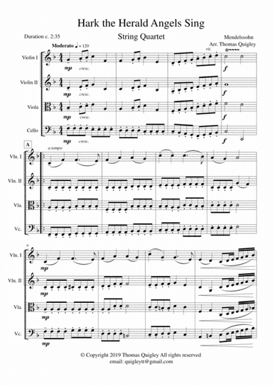 Hark the Herald Angels Sing (arr. Thomas Quigley)