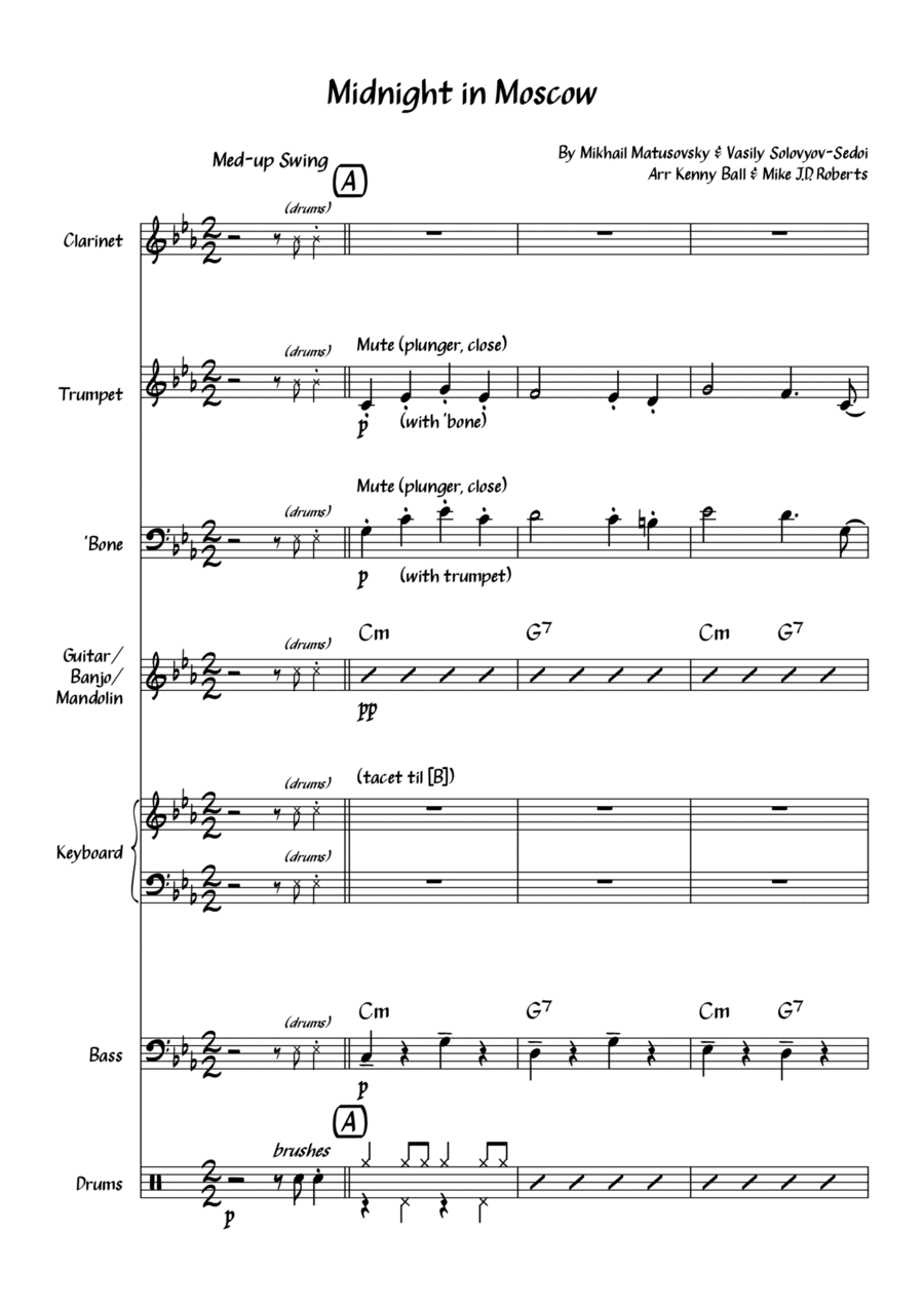 Midnight In Moscow (arr. Mike J.D. Roberts)