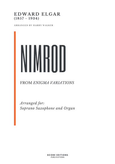 Elgar – Nimrod (for Soprano Saxophone and Organ) (arr. Harry Walker)