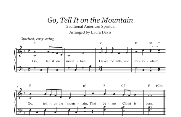 Go, Tell It on the Mountain (arr. Laura Davis)