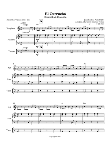 El Currucha (arr. Emanuel Tudare)