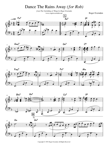 Dance The Rains Away (for Rob)