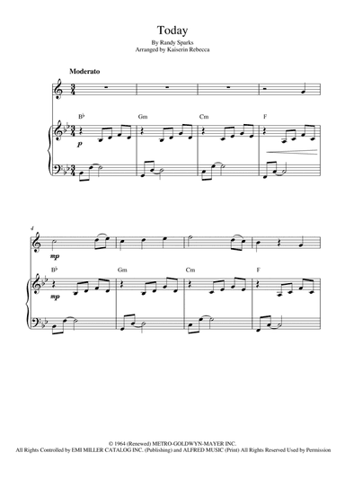 Today (arr. Kaiserin Rebecca)