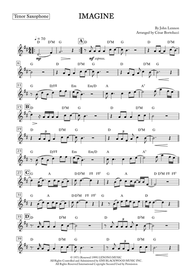 Imagine (arr. ACT Bortolucci)