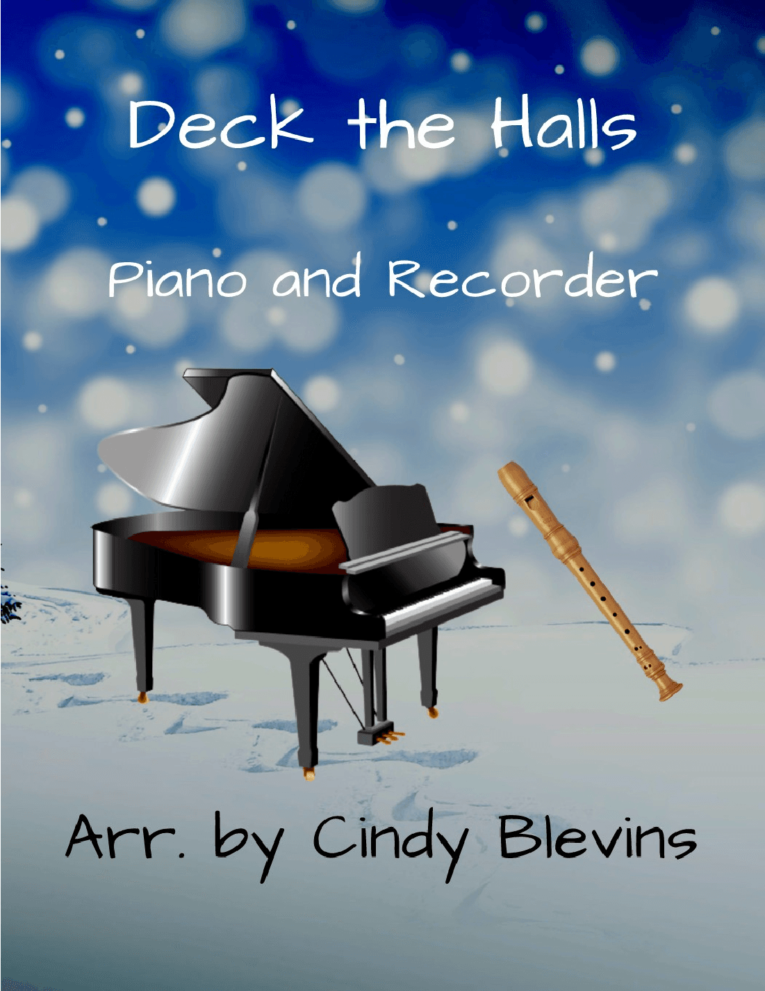 Deck the Halls, Piano and Recorder (arr. Cindy Blevins)