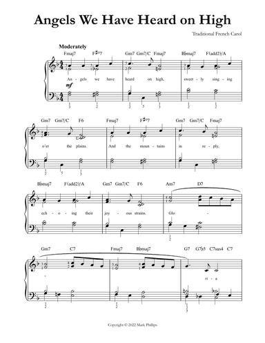 Angels We Have Heard on High (arr. Mark Phillips)