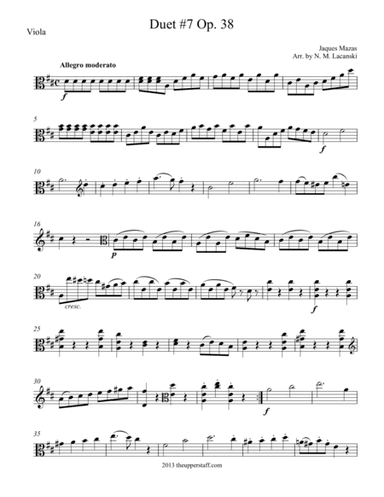 Duet #7, Op. 38 (arr. Nick Lacanski)
