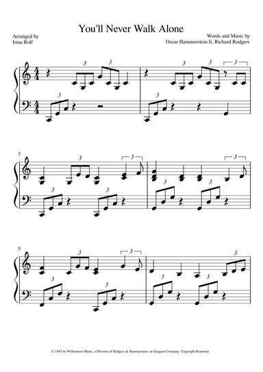 You'll Never Walk Alone (arr. Irina Rolf)