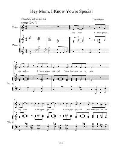 Hey Mom, I Know You're Special