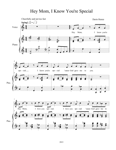 Hey Mom, I Know You're Special