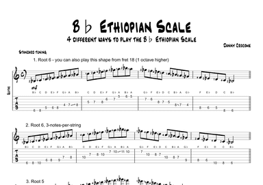 Bb Ethiopian Scale (4 Ways to Play)