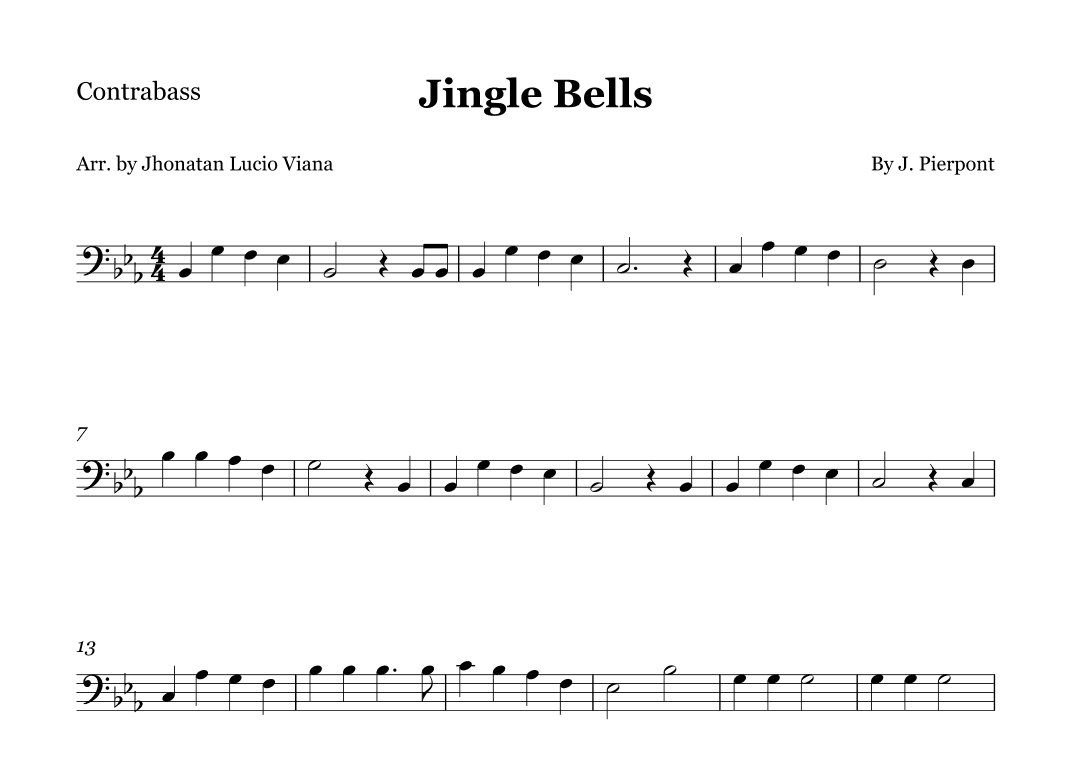 Jingle Bells (arr. Jhonatan Lucio Viana)