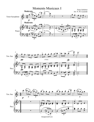 Moments Musicaux I (arr. Nick Lacanski)