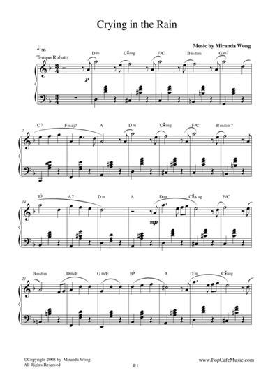 Crying in the Rain - Beautiful Piano Music No.2