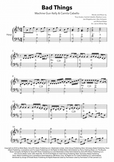Bad Things (arr. Janne-Minke Nijp)