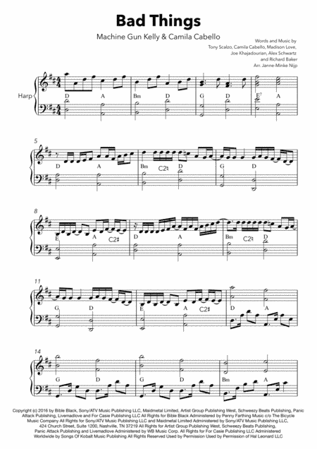 Bad Things (arr. Janne-Minke Nijp)