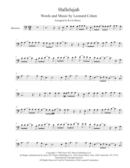 Hallelujah (arr. Kevin Busse)