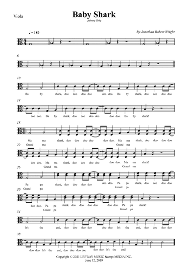 Baby Shark (arr. Wesley S. SIlva)