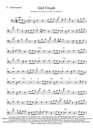 Girl Crush (arr. Fabio Eduardo de Oliveira)