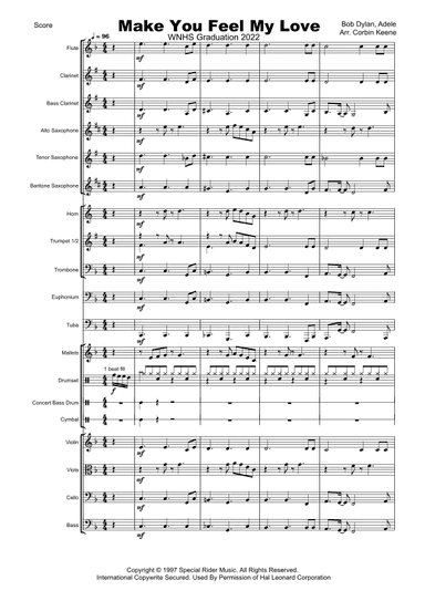 Make You Feel My Love (arr. Corbin Keene)