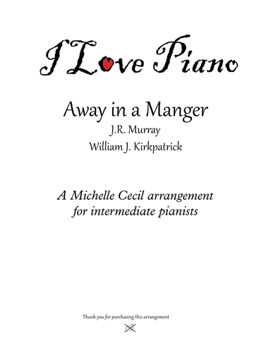 Away in a Manger (arr. Michelle Cecil)
