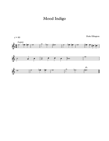 Mood Indigo (arr. SongBird Music)