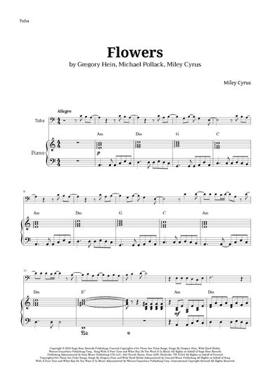 Flowers (arr. Langanho)