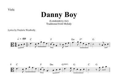 Danny Boy (Londonderry Air) (arr. Gabriel Oliveira)